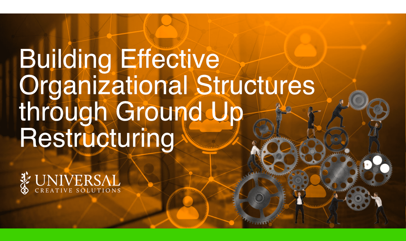 Building Effective Organizational Structures through Ground Up Restructuring